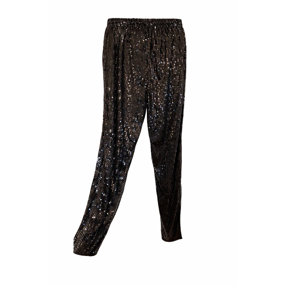 Ashro Black Sequined Pants